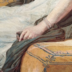 Tapisserie des Gobelins, d'après un portrait de l'Impératrice par Gérard (détail) Auguste-Amélie de Bavière, par Appiani (détail) © Corinne Martin-Rozès